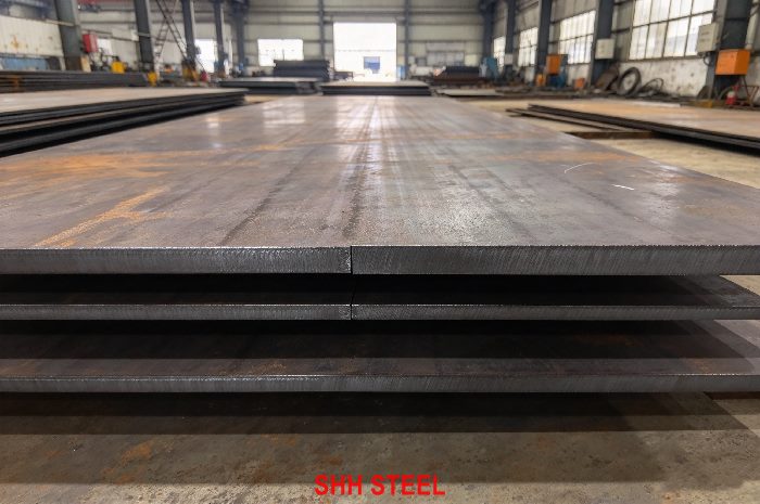 Close view of NK KA690 hull structural steel plate, ClassNK (NK) rules
