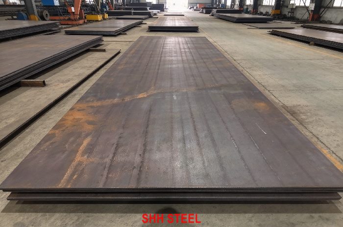 Close view of NK KD460 hull structural steel plate, ClassNK (NK) rules