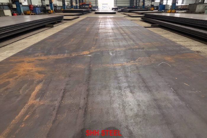 NK KD550 shipbuilding steel plate to ClassNK (NK) rules, stacked hull plates