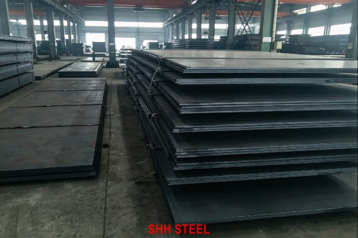 NK KE690 shipbuilding steel plate to ClassNK (NK) rules, stacked hull plates