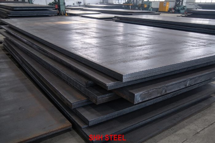 Close view of NK KF420 hull structural steel plate, ClassNK (NK) rules