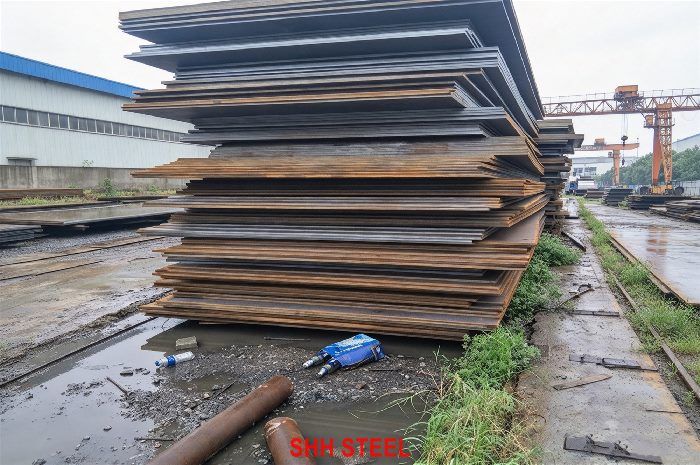 GB/T 1591 Q355MC thermomechanically rolled high-strength low-alloy structural steel plate, 355 MPa yield, 0 °C impact, SHH STEEL