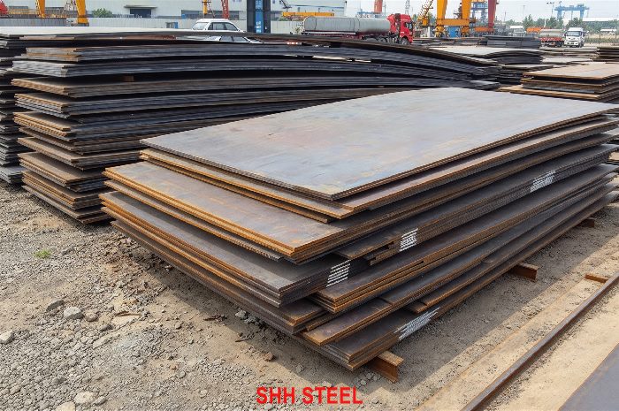 GB/T 1591 Q355MD thermomechanically rolled high-strength low-alloy structural steel plate, 355 MPa yield, −20 °C impact, SHH STEEL