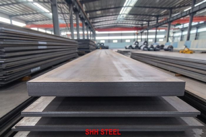 GB/T 1591 Q460ME thermomechanically rolled high-strength low-alloy structural steel plate, 460 MPa yield, −40 °C impact, SHH STEEL