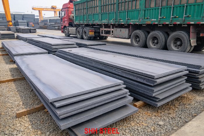 GB/T 16270 Q550C quenched and tempered high-strength structural steel plate, 550 MPa yield, SHH STEEL