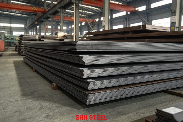 GB/T 1591 Q550MC thermomechanically rolled high-strength low-alloy structural steel plate, 550 MPa yield, 0 °C impact, SHH STEEL