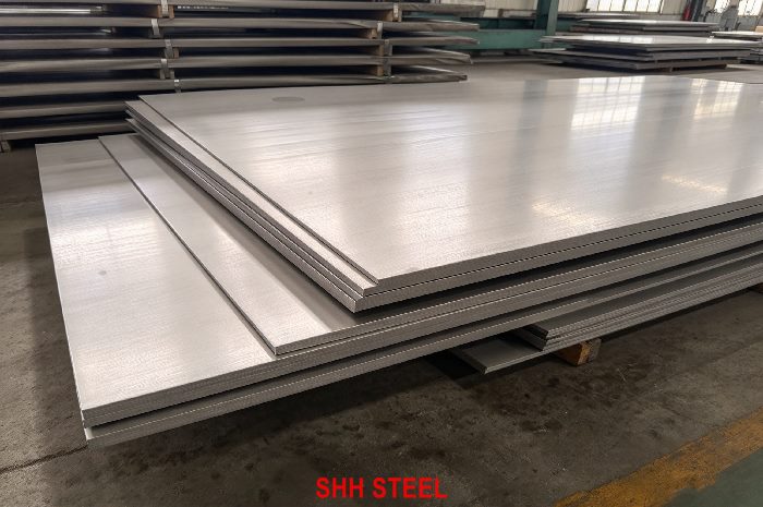 EN 10028-7 X1NiCrMoCuN25-20-7 (1.4529) stainless steel plate at SHH STEEL warehouse