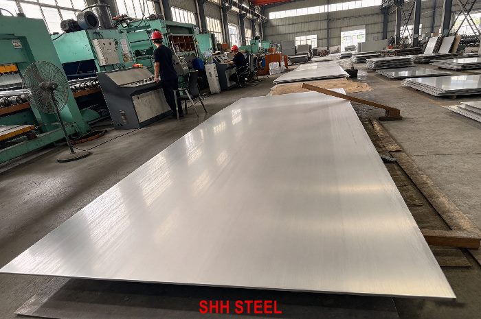 EN 10028-7 X2CrNiMo17-12-2 (1.4404) stainless steel plate at SHH STEEL warehouse