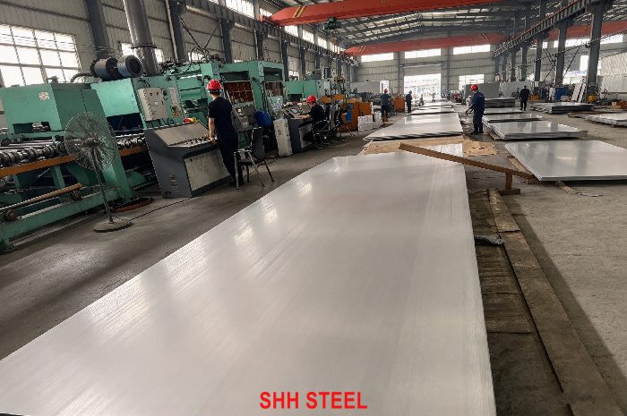 EN 10028-7 X2CrNiMo17-12-3 (1.4432) stainless steel plate at SHH STEEL warehouse