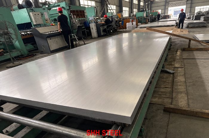 EN 10028-7 X2CrNiMoN18-12-4 (1.4434) stainless steel plate at SHH STEEL warehouse