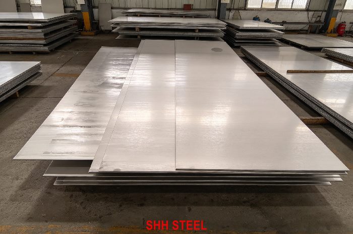 EN 10028-7 X6CrNiTi12 (1.4516) stainless steel plate at SHH STEEL warehouse